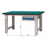 重型工作臺(tái)帶單抽(40mm復(fù)合臺(tái)面)，E-XTG1575+XB10-1TG(G)
